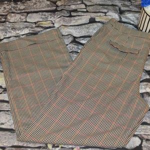 Vince Camuto Womens Plaid Dress Work Pants Size 12
